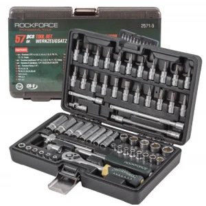 Гедоре 1/4″ шестостенно, 57 части - HW-2210