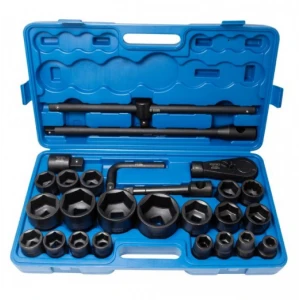 Гедоре с ударни вложки, 26 части, 3/4'',  6-стенно - HW-2224