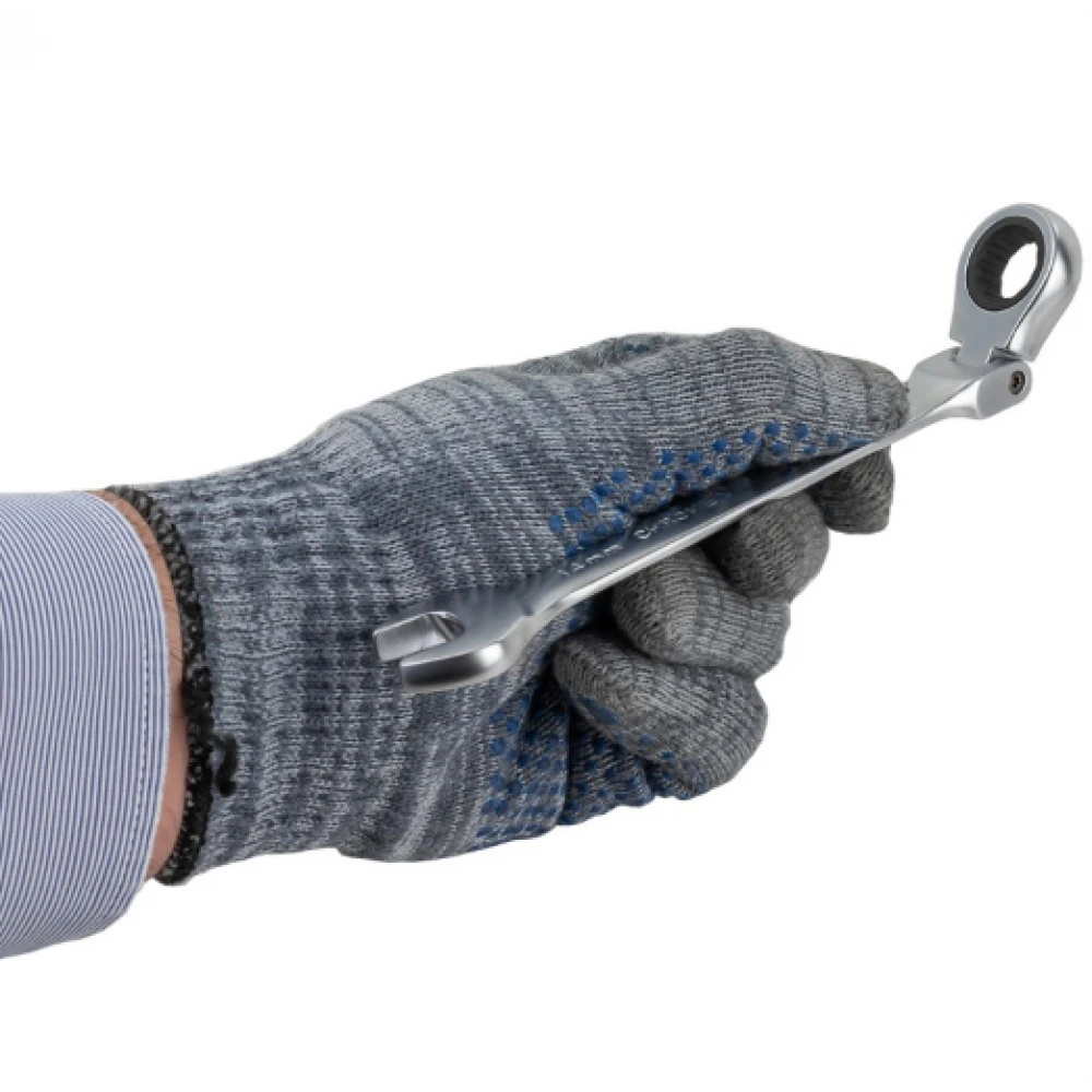 Комплект звездогаечни тресчотни ключове с чупещо рамо, 7 части - HW-2263