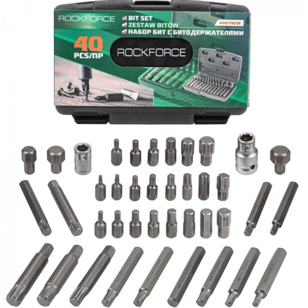 Комплект накрайници – торкс, 40 части - HW-2272