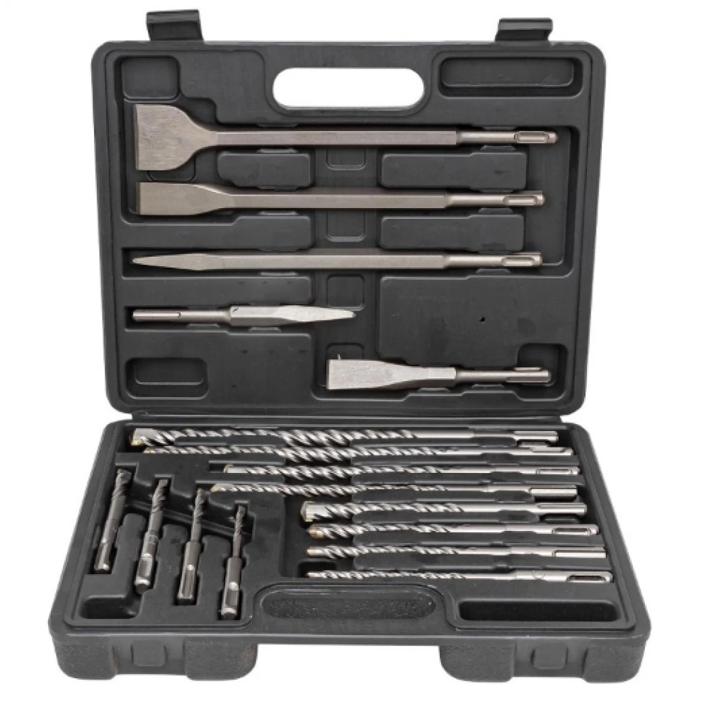 Комплект свредла и длета, 17 части - HW-2277