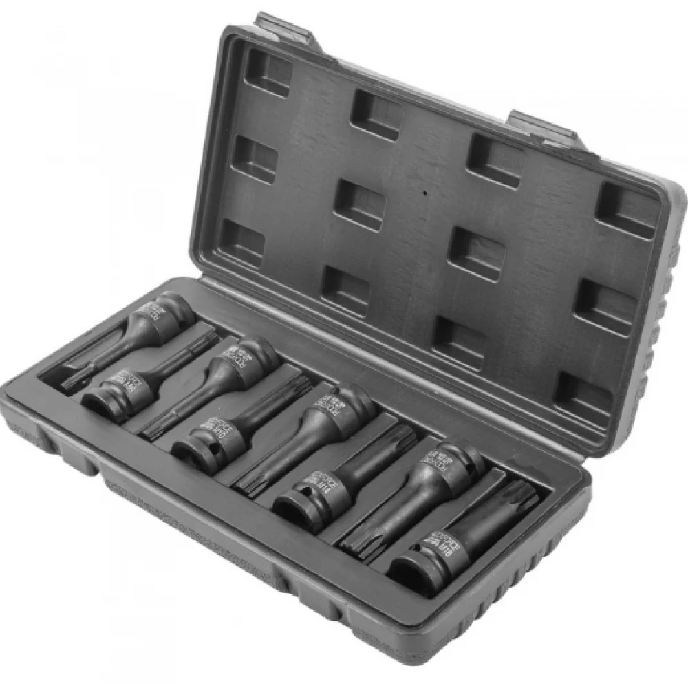 Комплект ударни битове 1/2'' – сплин, 8 части - HW-2281