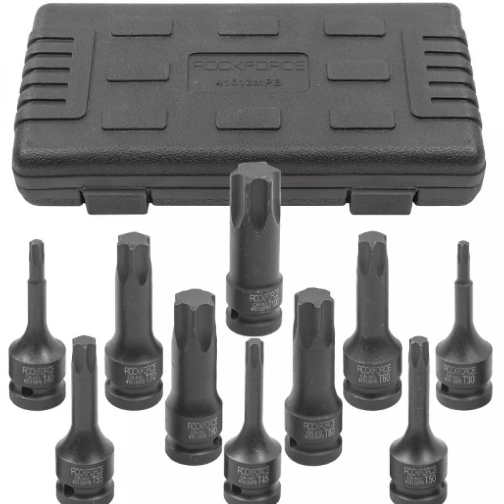 Комплект ударни битове 1/2'' – торкс, 10 части - HW-2282