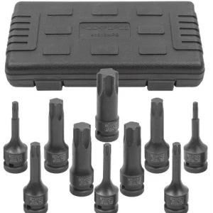 Комплект ударни битове 1/2'' – торкс, 10 части - HW-2282