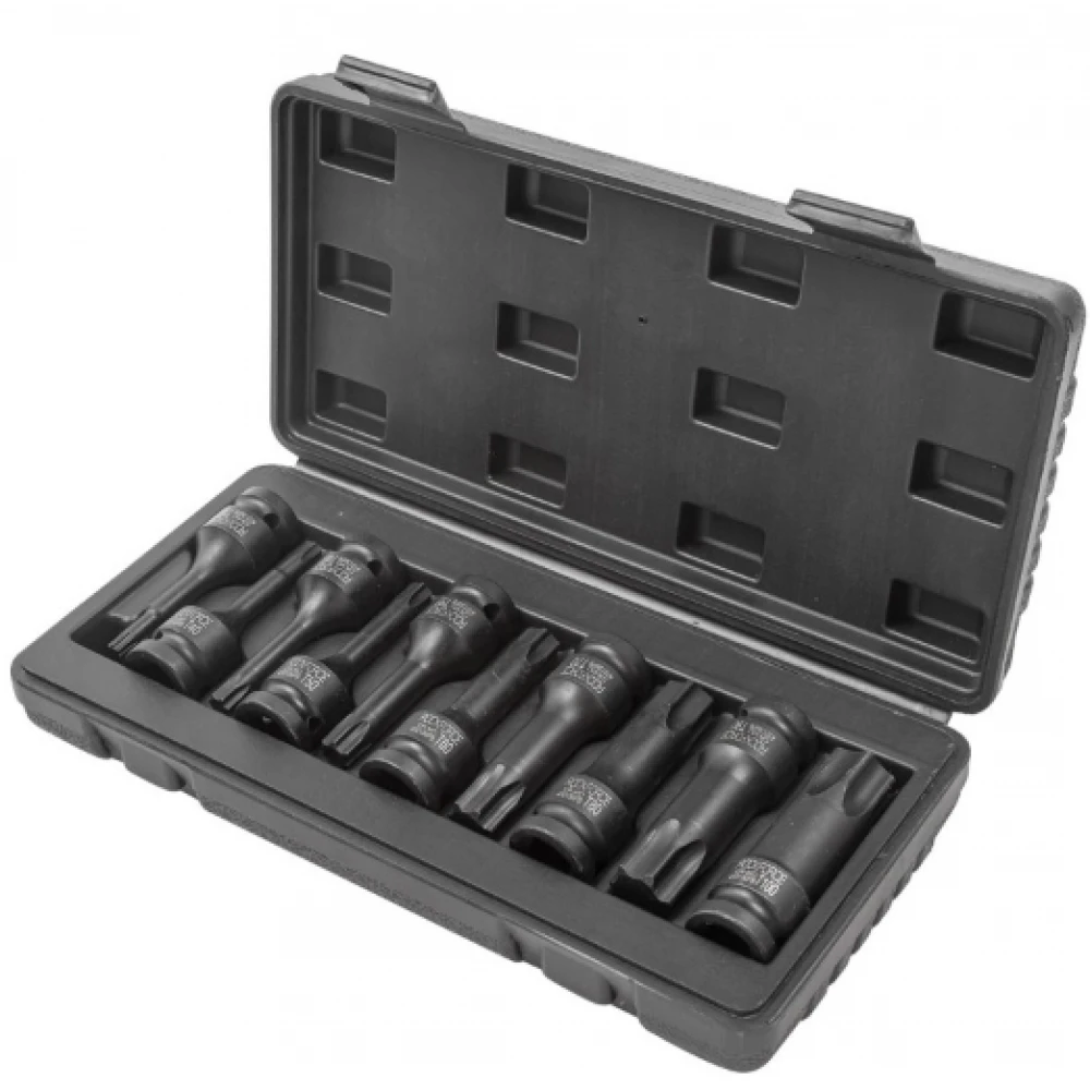Комплект ударни битове 1/2'' – торкс, 10 части - HW-2282