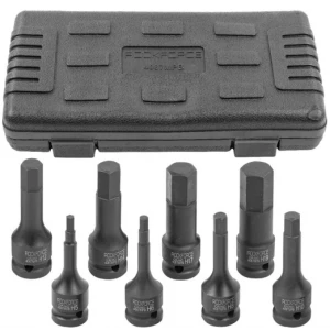 Комплект ударни битове 1/2'' – шестограм, 8 части - HW-2284