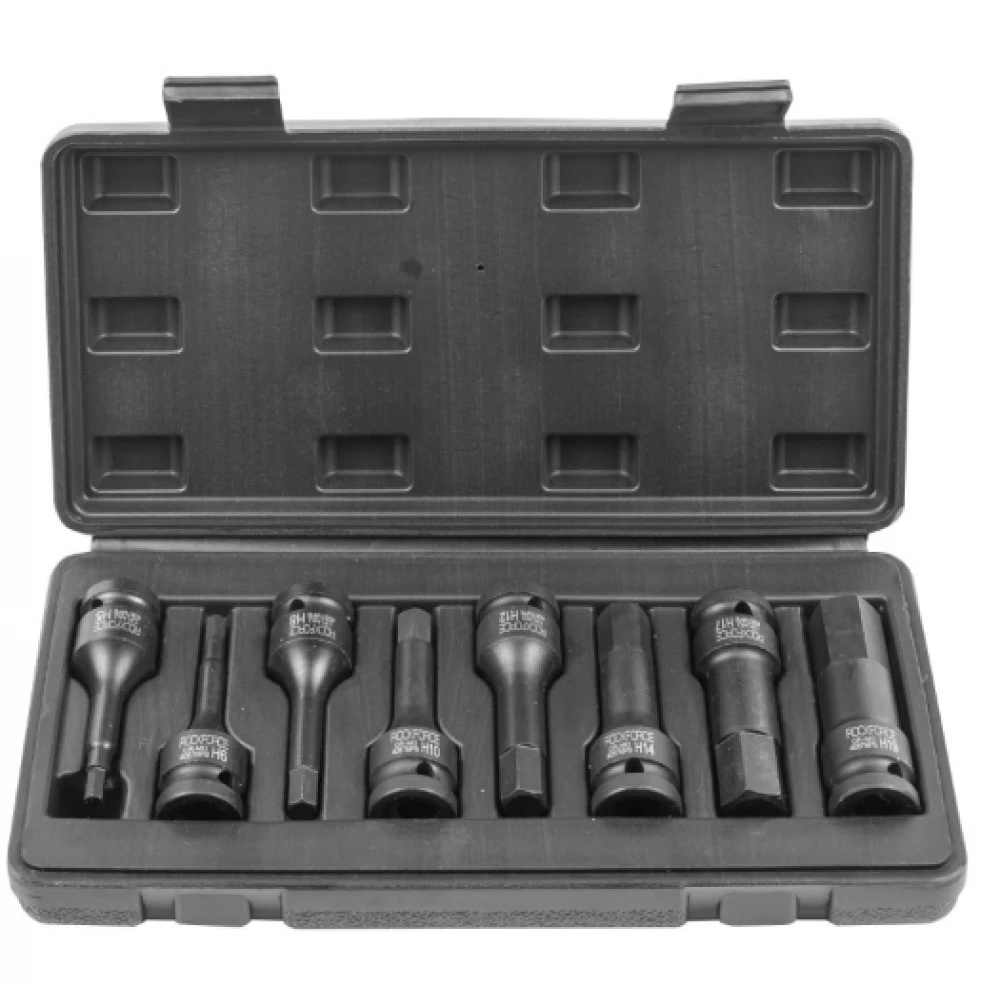 Комплект ударни битове 1/2'' – шестограм, 8 части - HW-2284