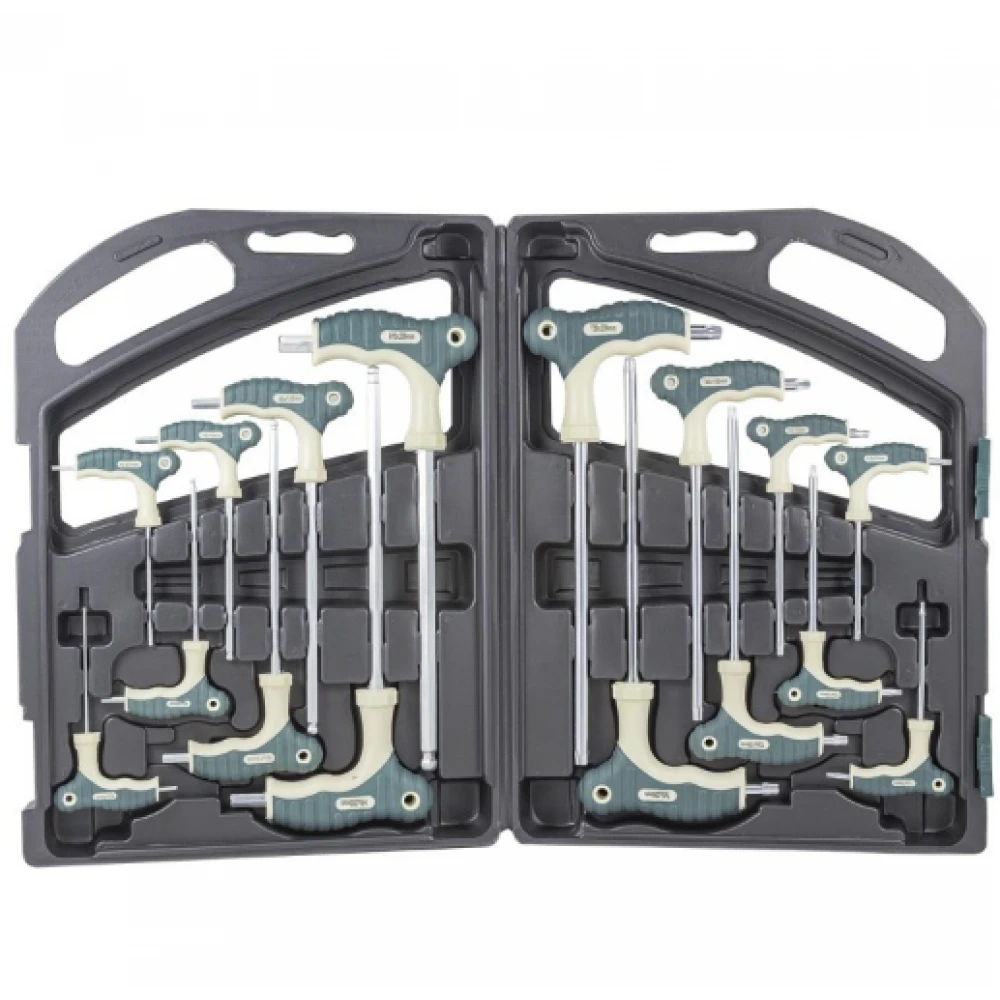 Комплект шестограми и торксове с ръкохватка, 16 части - HW-2289