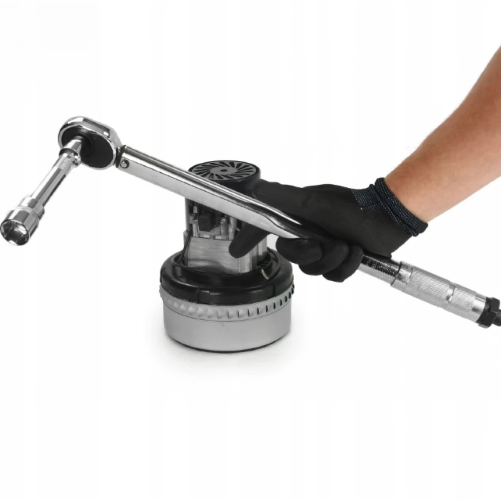 Динамометричен ключ 1/2″, 28 – 210 Nm + комплект вложки (17, 19, 21 мм) + удължител 125 мм - HW-2335