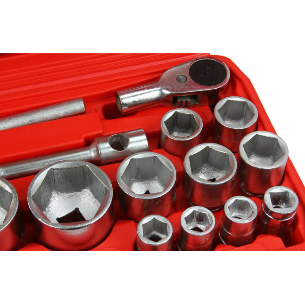 Шестостенно камионско гедоре 26 части, 3/4″ и 1″, 21 – 65 мм - HW-2348