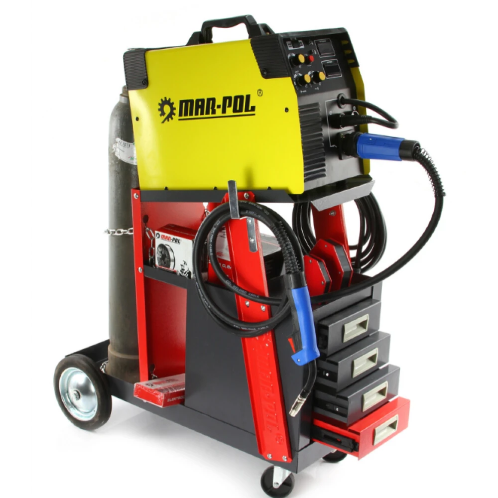 Количка за заваръчни апарати – електрожени с 4 чекмеджета - HW-2354