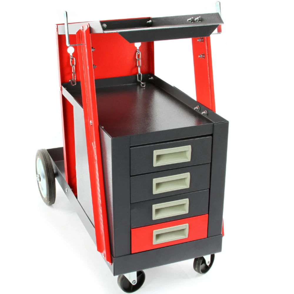 Количка за заваръчни апарати – електрожени с 4 чекмеджета - HW-2354