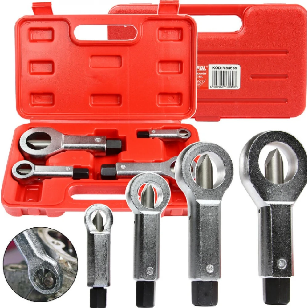 Комплект гайкоцеп 4 части - HW-2359