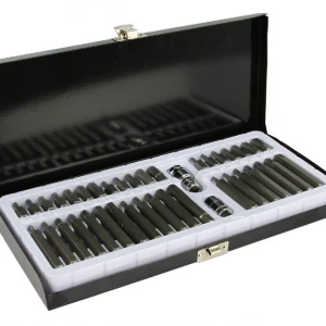 Комплект накрайници в метална кутия – торкс, 40 части - HW-2384