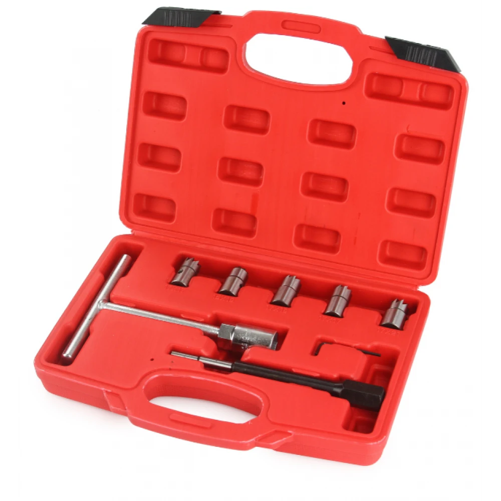 Комплект фрези за почистване на леглата на дюзи, 7 части - HW-2401