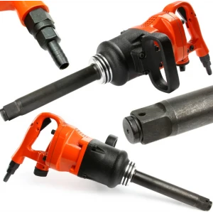 Пневматичен ударен гайковерт с дълъг шпиндел 1″, 4500Nm - HW-2415