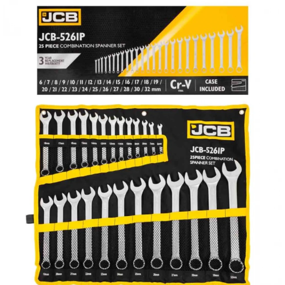 Комплект звездогаечни ключове 6 – 32 мм, 25 части - HW-2456