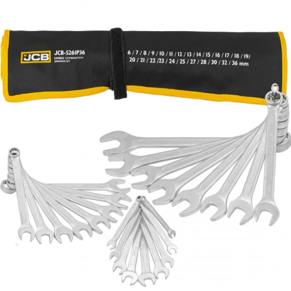 Комплект звездогаечни ключове 6 – 36 мм, 25 части - HW-2457