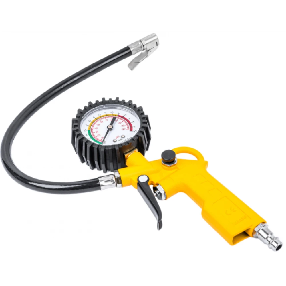 Професионален пневматичен пистолет за помпане на гуми с манометър - HW-2501