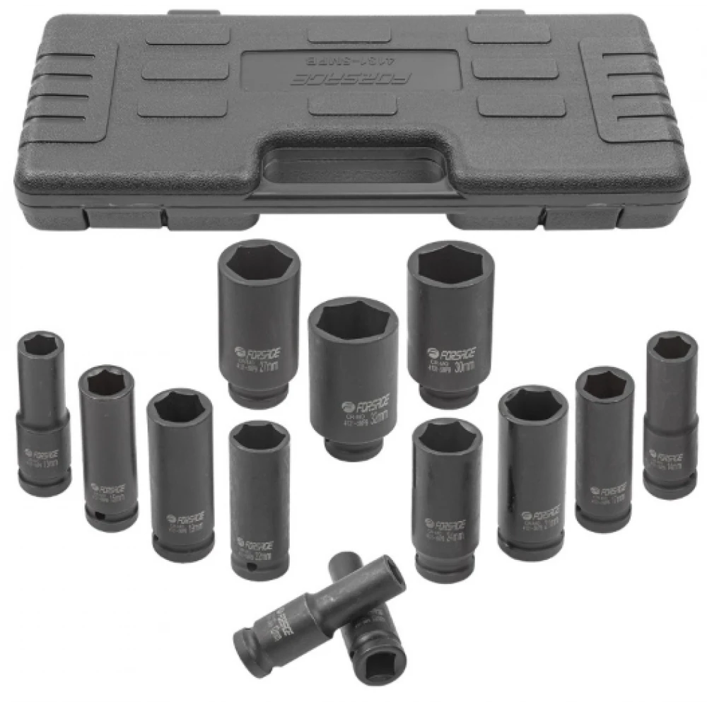 Ударни вложки, 13 части, 6 – стенни, 1/2'' - HW-2535