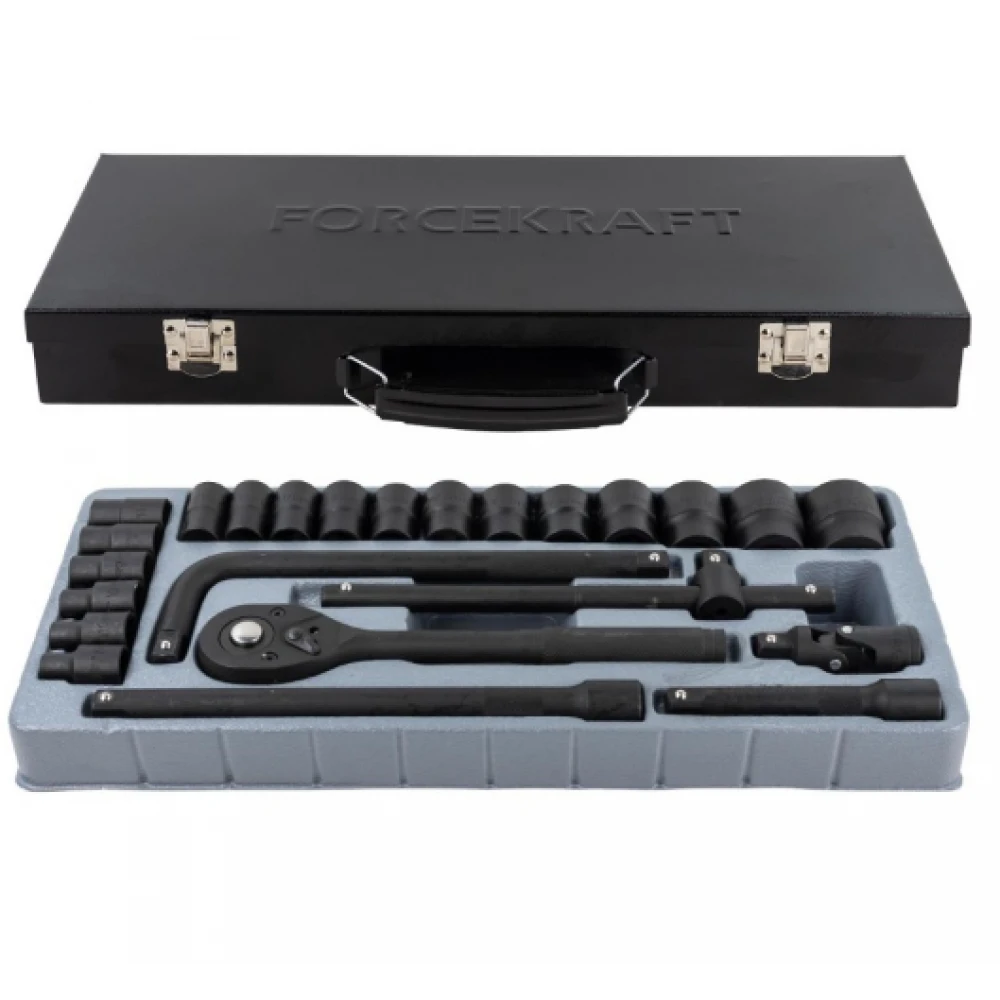 Гедоре с ударни вложки 24 части, 1/2'' до 32 мм - HW-2538