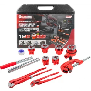 Комплект винторезка с 6 глави и инструменти, 12 части - HW-2541