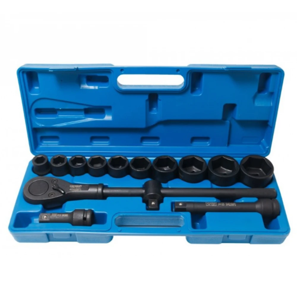 Усилено гедоре с ударни вложки, 3/4″, 14 части - HW-2550