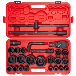 Гедоре с ударни вложки 26 части, 3/4'', 6-стенно - HW-2553