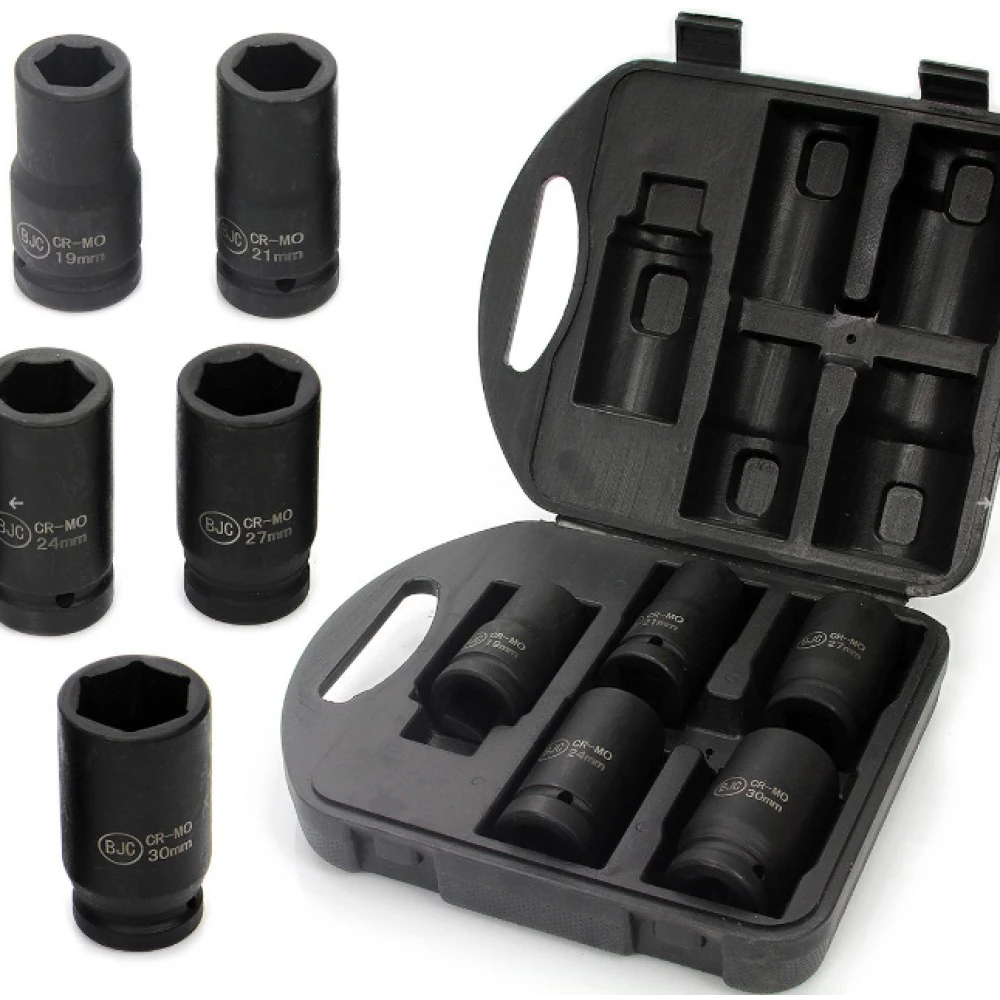 Комплект 6 – стенни ударни вложки, 5 части, 3/4'' - HW-2561