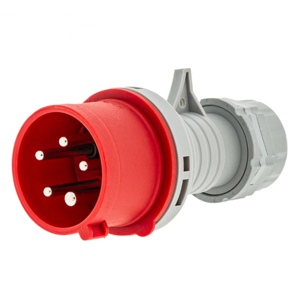 CEE щепсел 5 пинов, 16A, 400V, с фазов инвертор - IP16A5PC