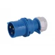 CEE щепсел 3 пина, 32A, 250V - IP44 - IP32A3P