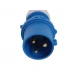 CEE щепсел 3 пина, 32A, 250V - IP44 - IP32A3P