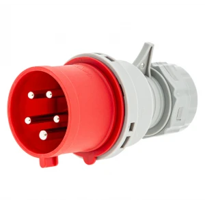 CEE щепсел 5 пинов, 32A, 400V, с фазов инвертор - IP32A5PC