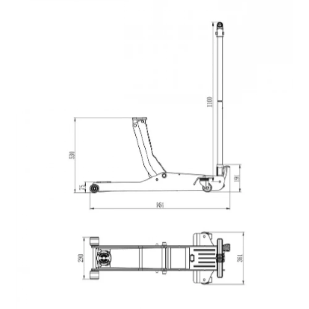 Нископрофилен крик 2 тона JG20SLS