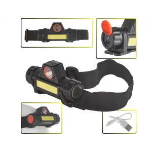 Челник с въртяща се глава LED COB 3W + XPE 800mAh IP20