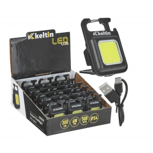 Мини джобно фенерче с магнит LED 6W 500mAh 300lm - K02004