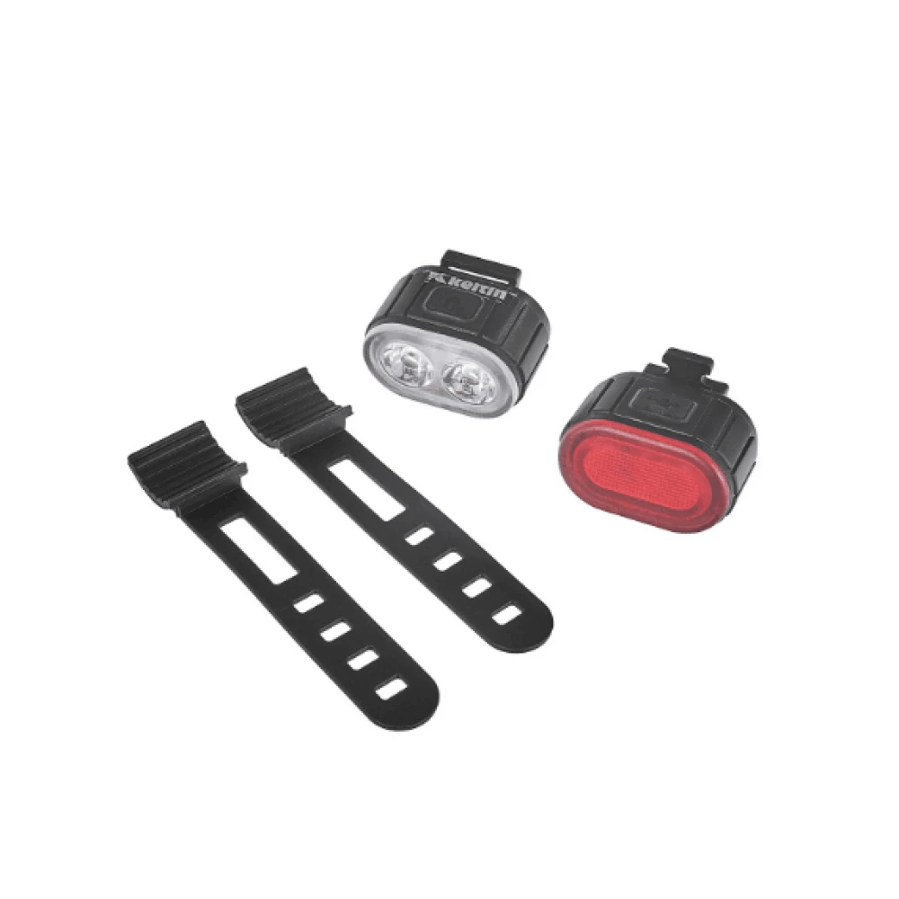 Акумулаторна велосипедна лампа / фенер предна + задна K02312