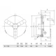 Самоцентриращ се тричелюстен патронник за струг, 125 мм - K11125