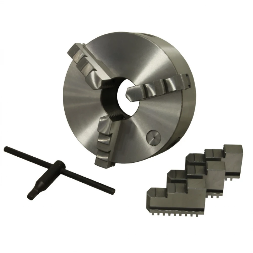 Самоцентриращ се тричелюстен патронник за струг, 160 мм - K11160