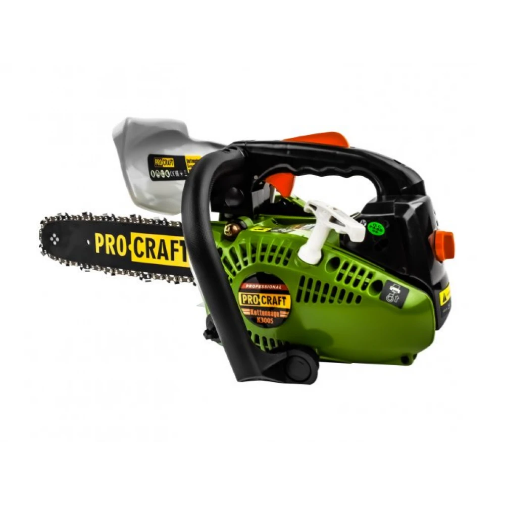 K300S PROCRAFT Бензинова резачка, 28 cm³, 1.5 CP, 0.9 кВ, 11000 об./мин., резервоар 230 мл (30 cm шина)