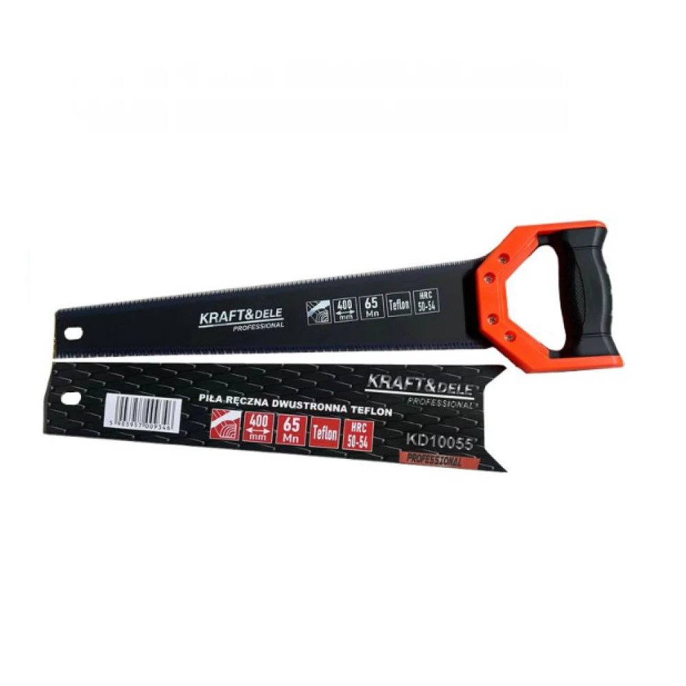 Двустранен ръчен трион за дърво, 400 мм - KD10055