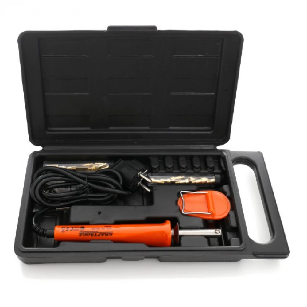 Горелка за дърво и кожа + 22 накрайника + куфар - KD10188