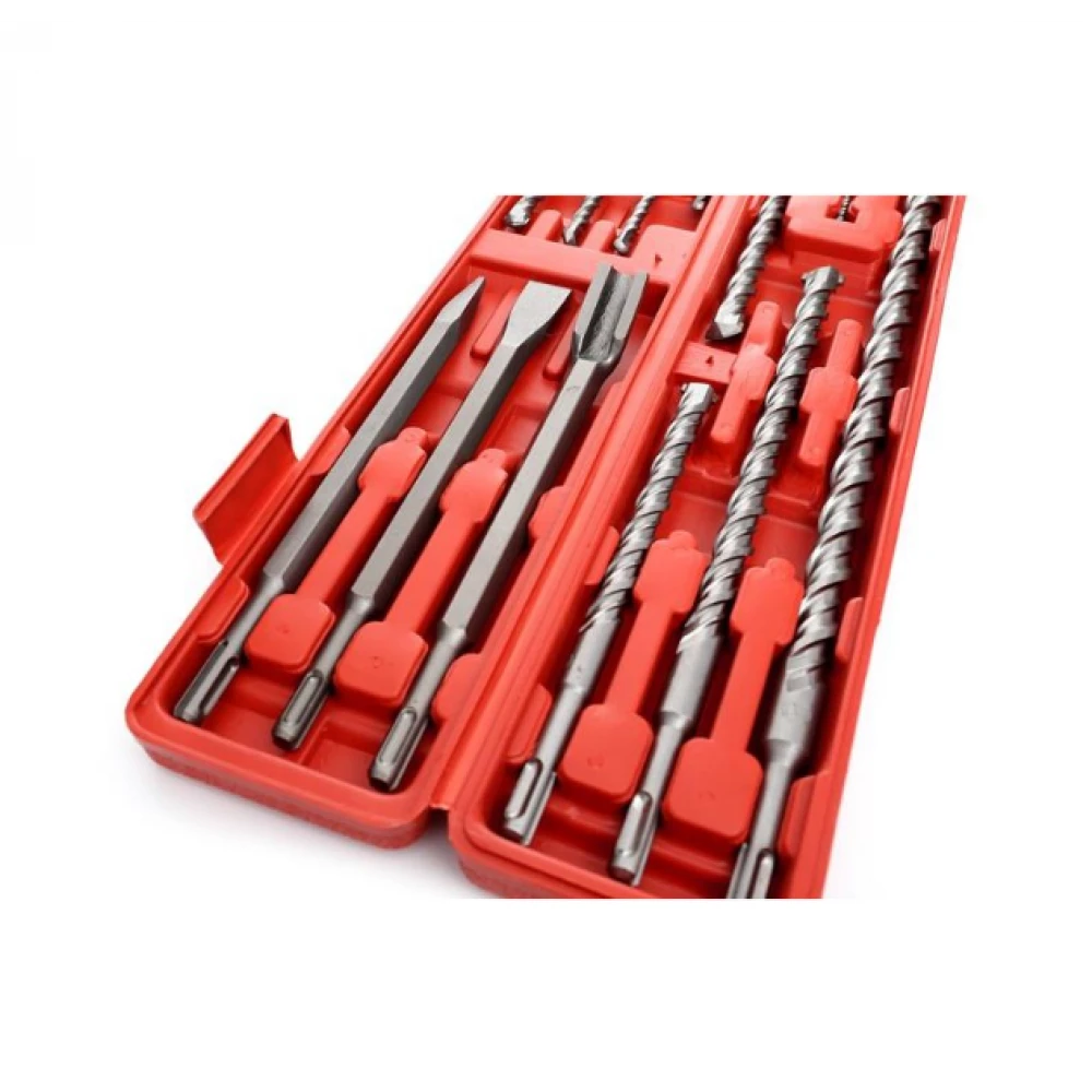 Комплект от 9 свредла S4 + 3 длета SDS+ - KD10206