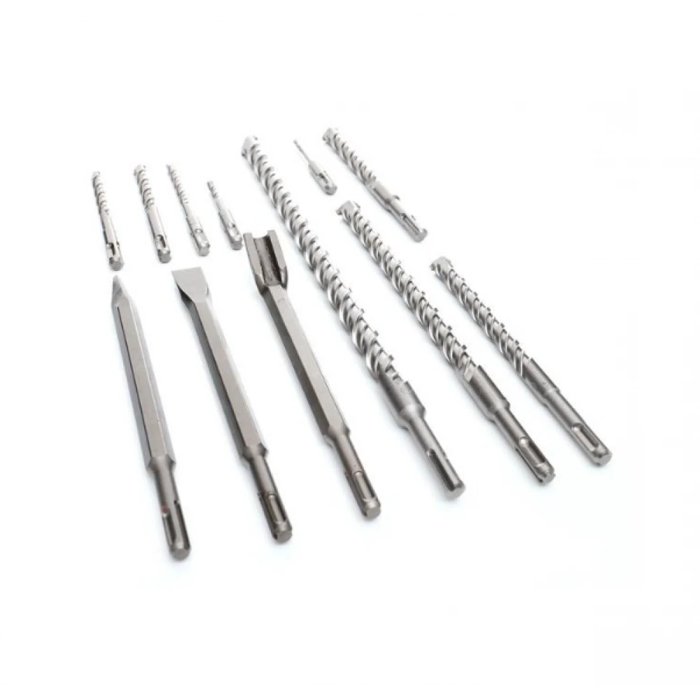 Комплект от 9 свредла S4 + 3 длета SDS+ - KD10206