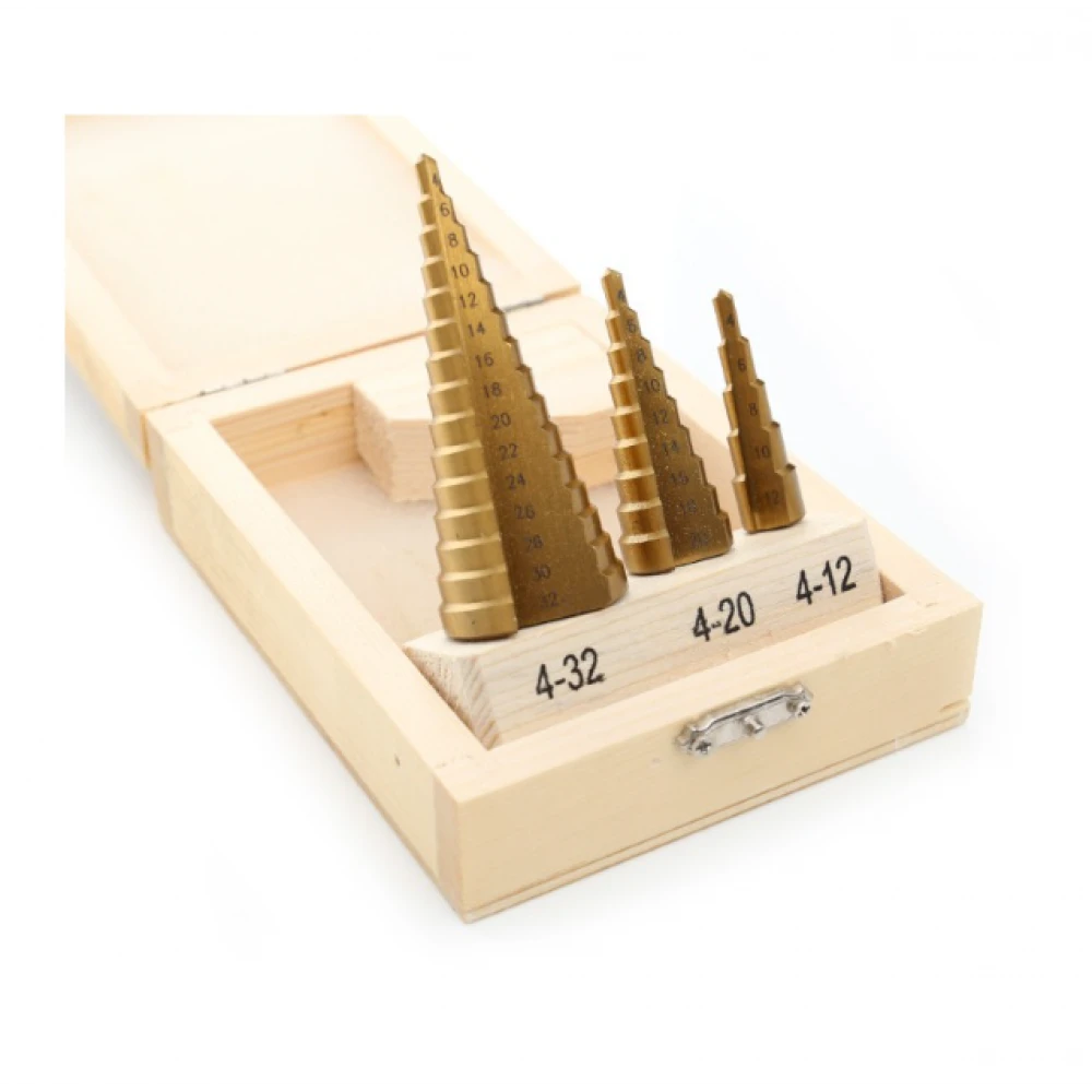 Конусовидни свредла за ламарина, 4-32 мм, 3 бр. - KD10244