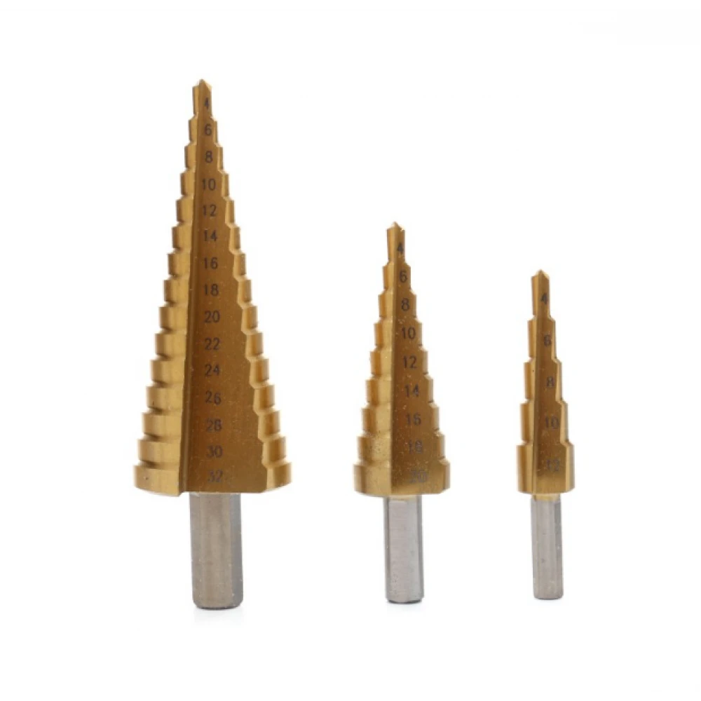 Конусовидни свредла за ламарина, 4-32 мм, 3 бр. - KD10244