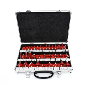 Прецизни фрези за дърво със сачмени лагери, 35 бр. - KD10280