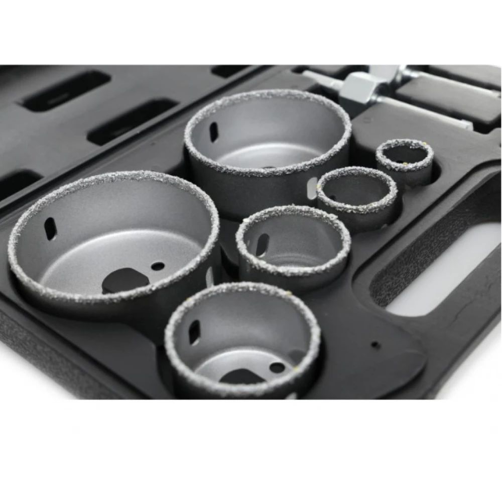 Комплект волфрамови прободни триони, 9 броя, 22-73 мм - KD10285