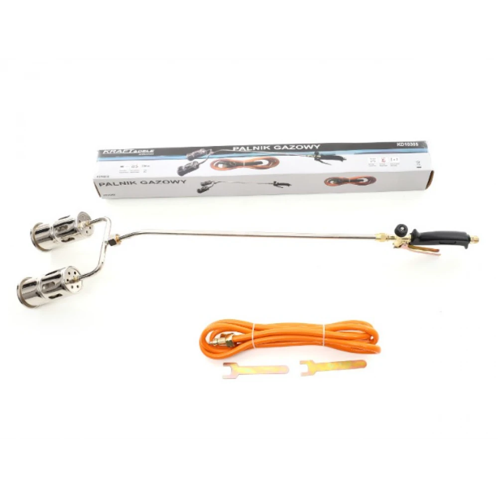 Покривна газова горелка, с две 60 мм турбо дюзи - KD10305