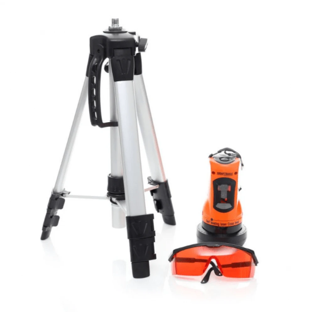 Автоматичен лазерен нивелир + статив 5 метра - KD10309